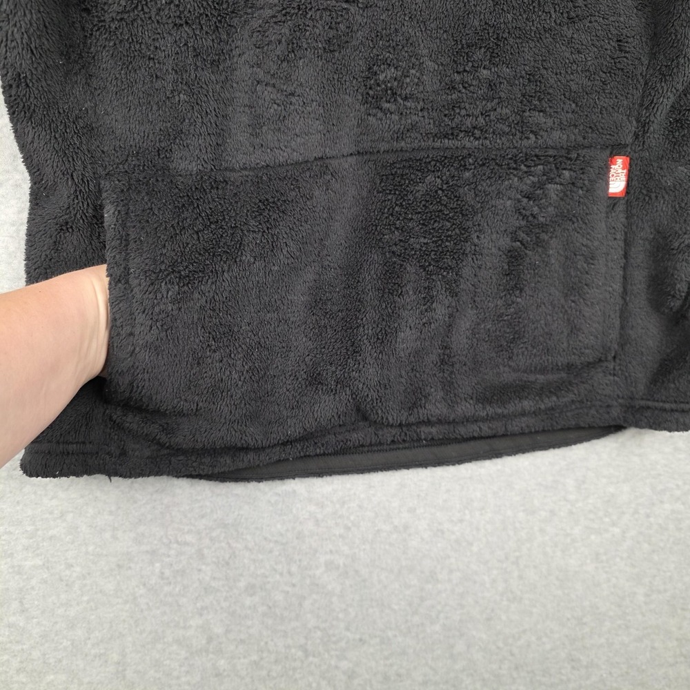 The North Face Sweatshirt‎ Womens Medium Black Fleece 1/4 Zip Pocket Pullover - Picture 5 of 9